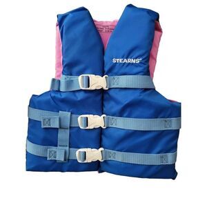 Stearns Blue/Pink Water Safety Vest - USCG Approved